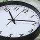 【送料無料】不二貿易 静音式掛時計シンプル 25cm BK 6028 【メーカー直送・代引不可・置配不可・配送地域限定】
