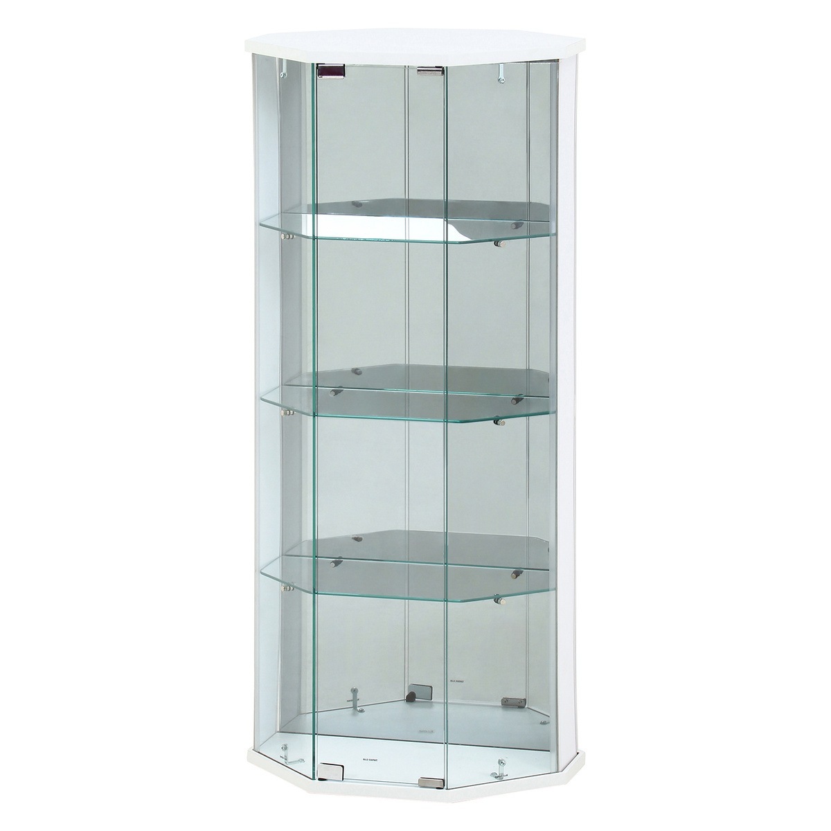 送料無料】不二貿易 ガラスコレクションケース BAAL コーナー WH TMG