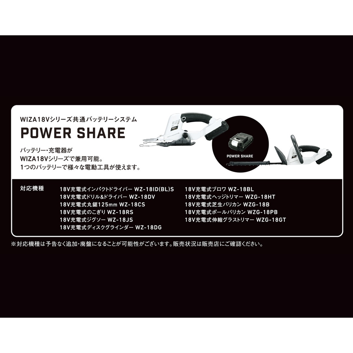 充電式チェンソーwz-18hcs 芝刈りWZG-18B p48cs30k4_01_set.jpg
