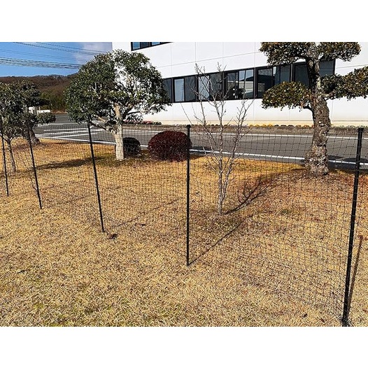 日本マタイ 強力フェンスネット 1m×5m ブラウン | 防鳥・防獣用品,防獣