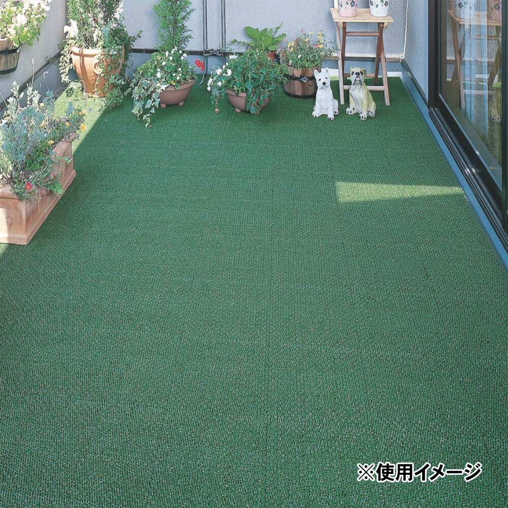 送料無料】ワタナベ工業 ジョイント式人工芝 シバックス オリーブ