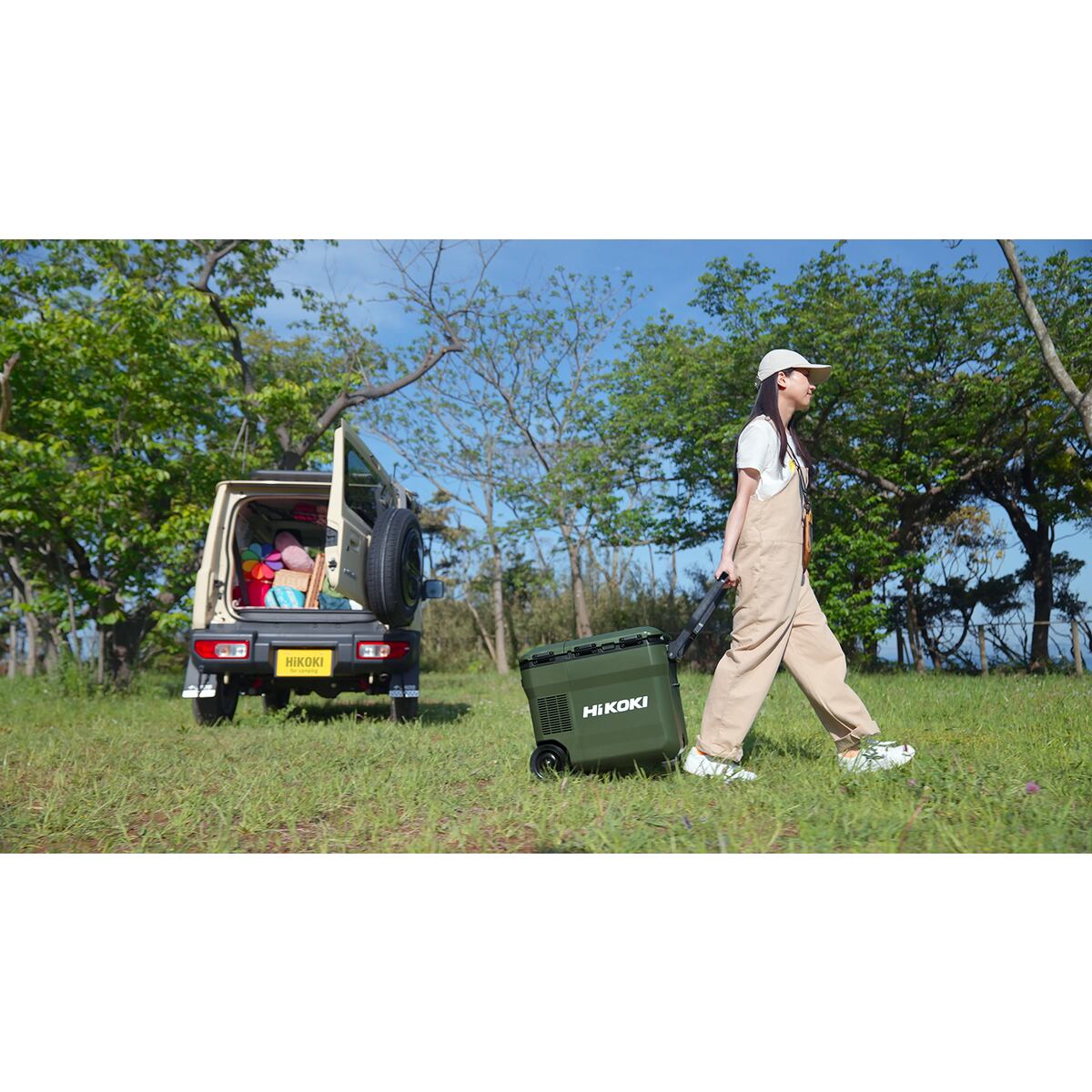 【送料無料】【蓄電池2個付き】ハイコーキ HiKOKI 18Vコードレス冷温庫 16L フォレストグリーン UL18DC(WMGZ) 蓄電池・充電器セット＋蓄電池BSL36A18X付