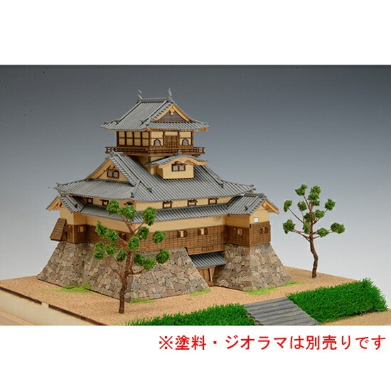 犬山城 木製模型 完成品 送料無料】ウッディジョー 木製建築模型 1/150 犬山城 | アート・工作