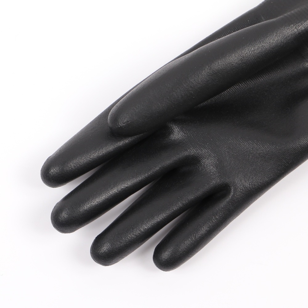 送料無料】ジプロア 作業手袋 防寒ニトリル手袋 マジック付き ブラック