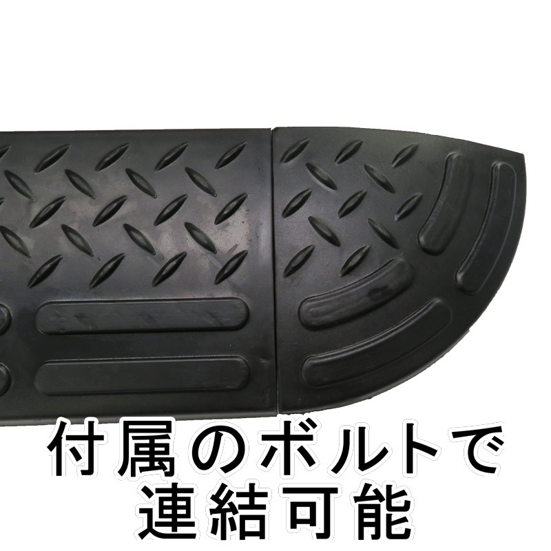 送料無料】【在庫限り】ゴム段差プレート 600X高さ45mm 耐荷重4t