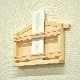 【送料無料】エイ・アイ・エス 神棚 お手軽お札立て 山型 ナチュラル 【メーカー直送・代引不可・置配不可】