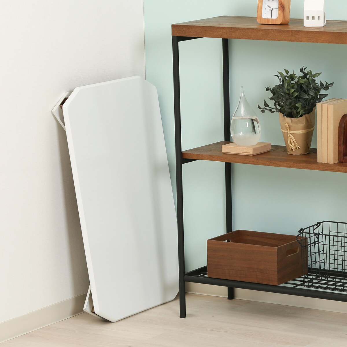 UVローテーブル ルーチェ 90BK（12848） 折りたたみ