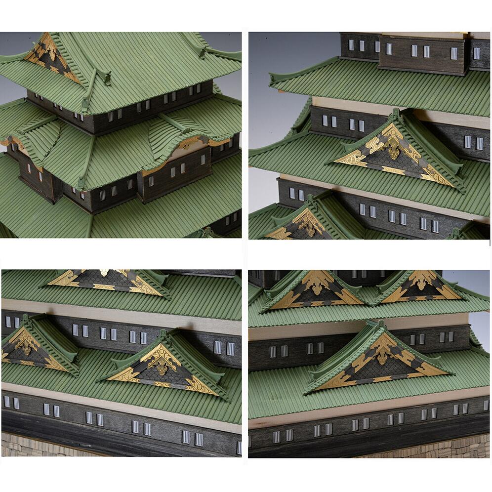 ウッディジョー 木製建築模型 1/150 江戸城 | ウッディジョー⁄木製建築模型 1⁄150松江城+塗料セット