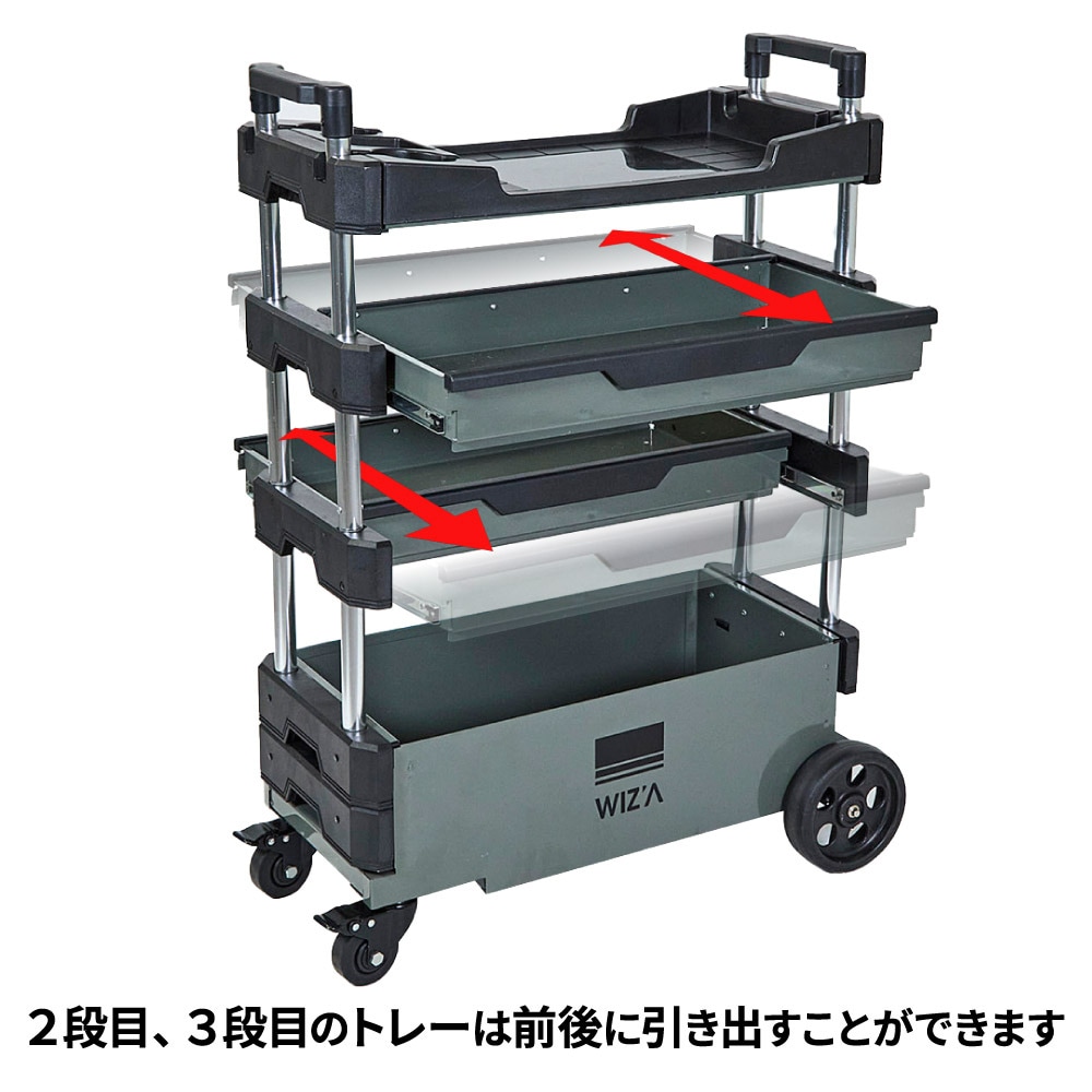 TRUSCO 3段スチールラック PEW-963-G75-W PEW-963-G75-W フェニックス