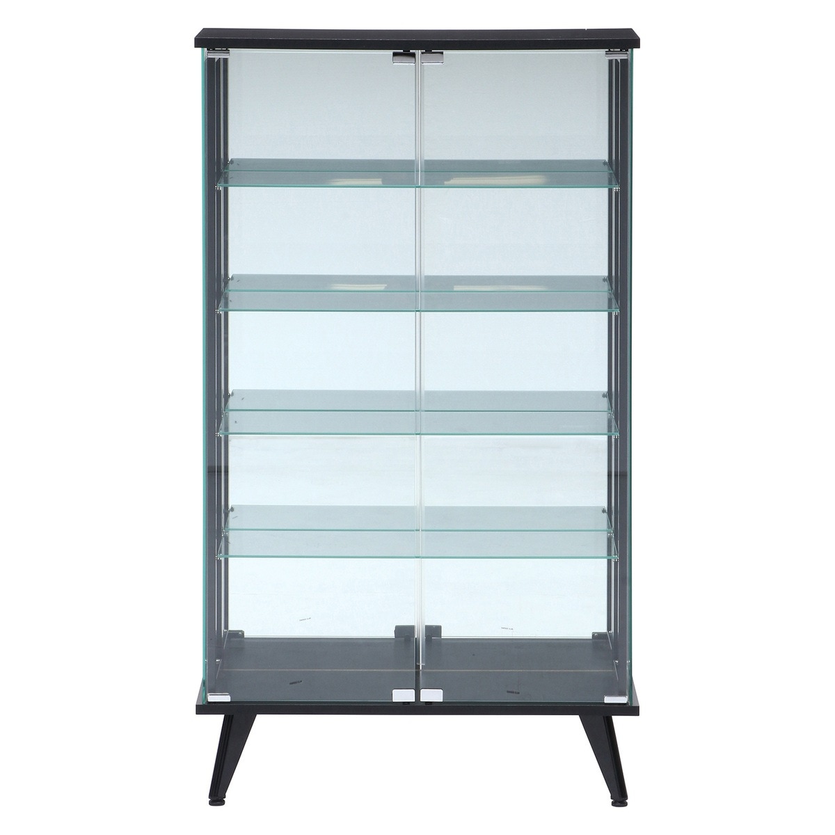 送料無料】不二貿易 ガラスディスプレイラック BK TMG-G109 【メーカー