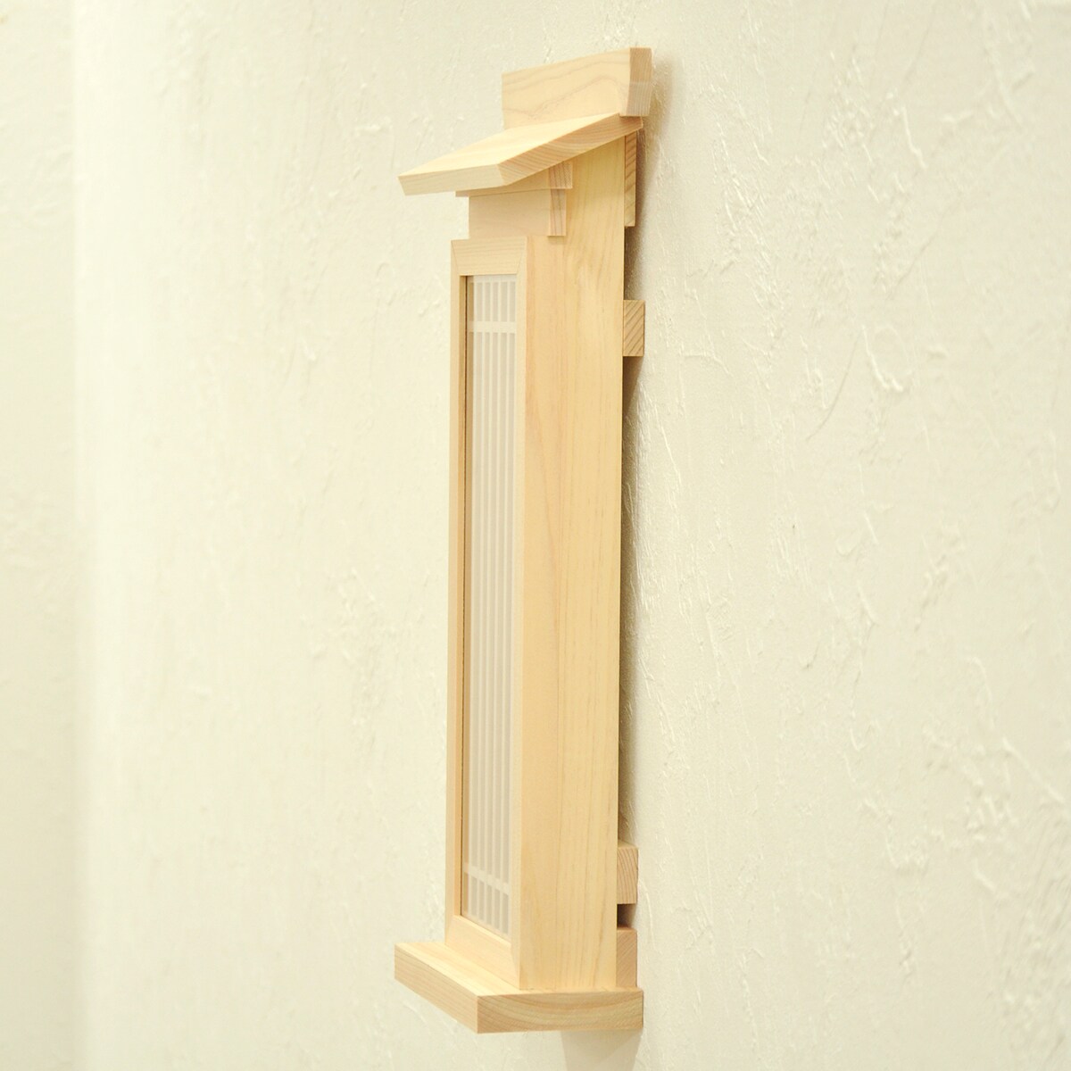 【送料無料】欠品中 次回2月上旬入荷予定 エイ・アイ・エス 神棚 お手軽お札立て 大 ナチュラル 【メーカー直送・代引不可・置配不可】