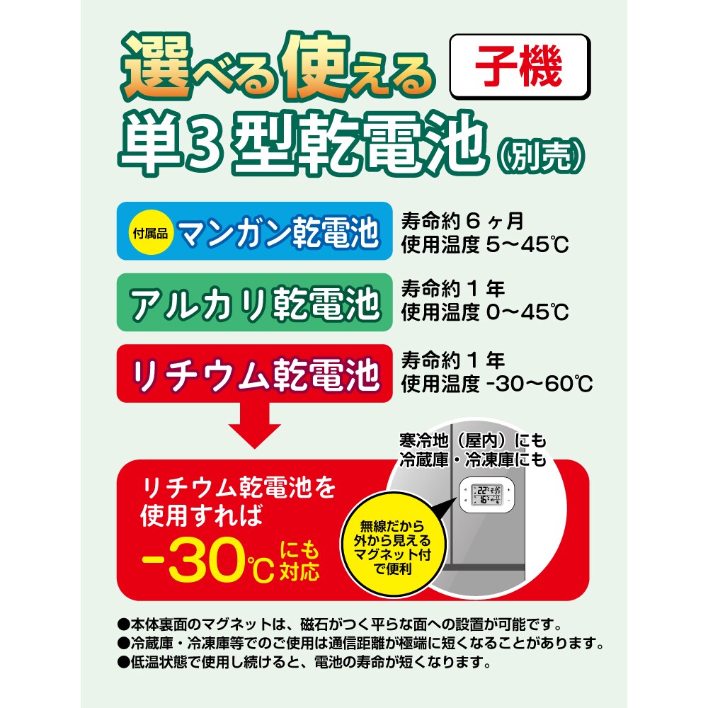 【送料無料】高森コーキ ツインワイヤレス温度計 DTH-9512