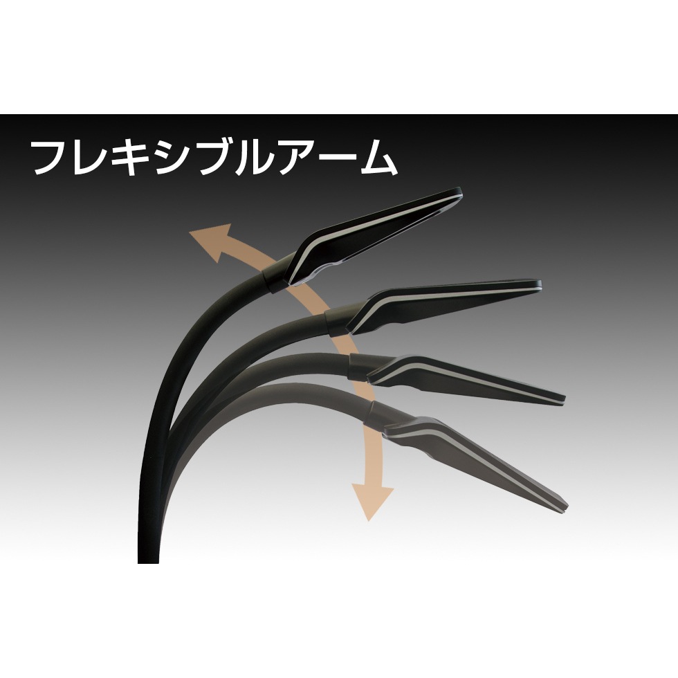 【送料無料】ジェントス ルミリオン デスクライト ブラック DK-R269BK