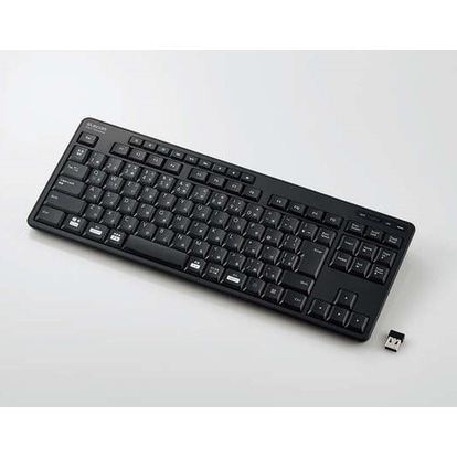 エレコム 静音無線コンパクトキーボード TK-FDM115SKTBK | 家電