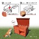 【送料無料】犬小屋 片屋根木製犬舎 Lサイズ 屋外 中型・大型犬 DHW1018-L アークランズ