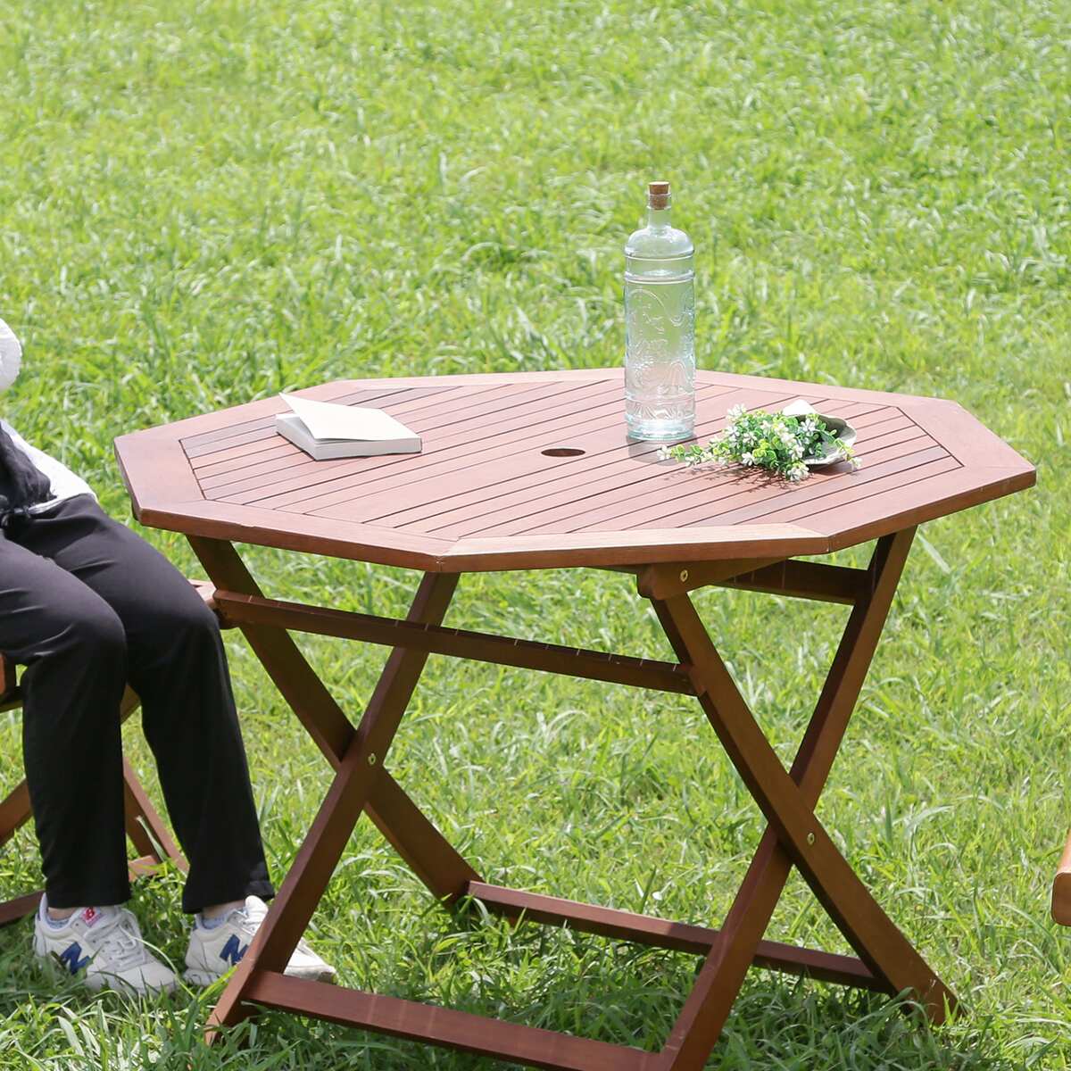 【送料無料】不二貿易 八角テーブル 110cm #GT05FB 【メーカー直送・代引不可・置配不可・配送地域限定】