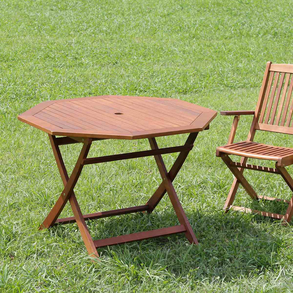 【送料無料】不二貿易 八角テーブル 110cm #GT05FB 【メーカー直送・代引不可・置配不可・配送地域限定】