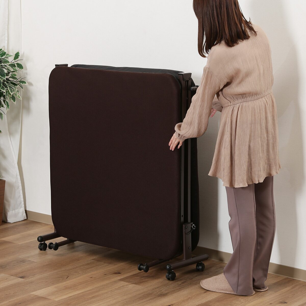 不二貿易 工具不要折りたたみパイプベッド easy GY 【メーカー直送・代  