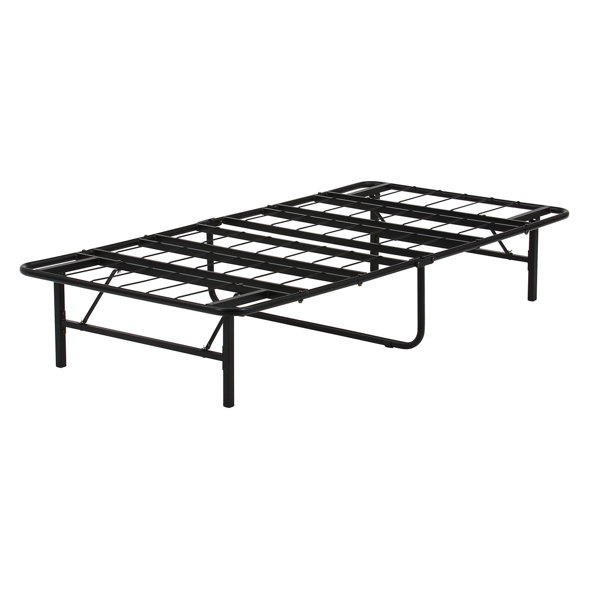 【送料無料】不二貿易 工具不要折りたたみパイプベッド easy BK 【メーカー直送・代引不可・置配不可・配送地域限定】