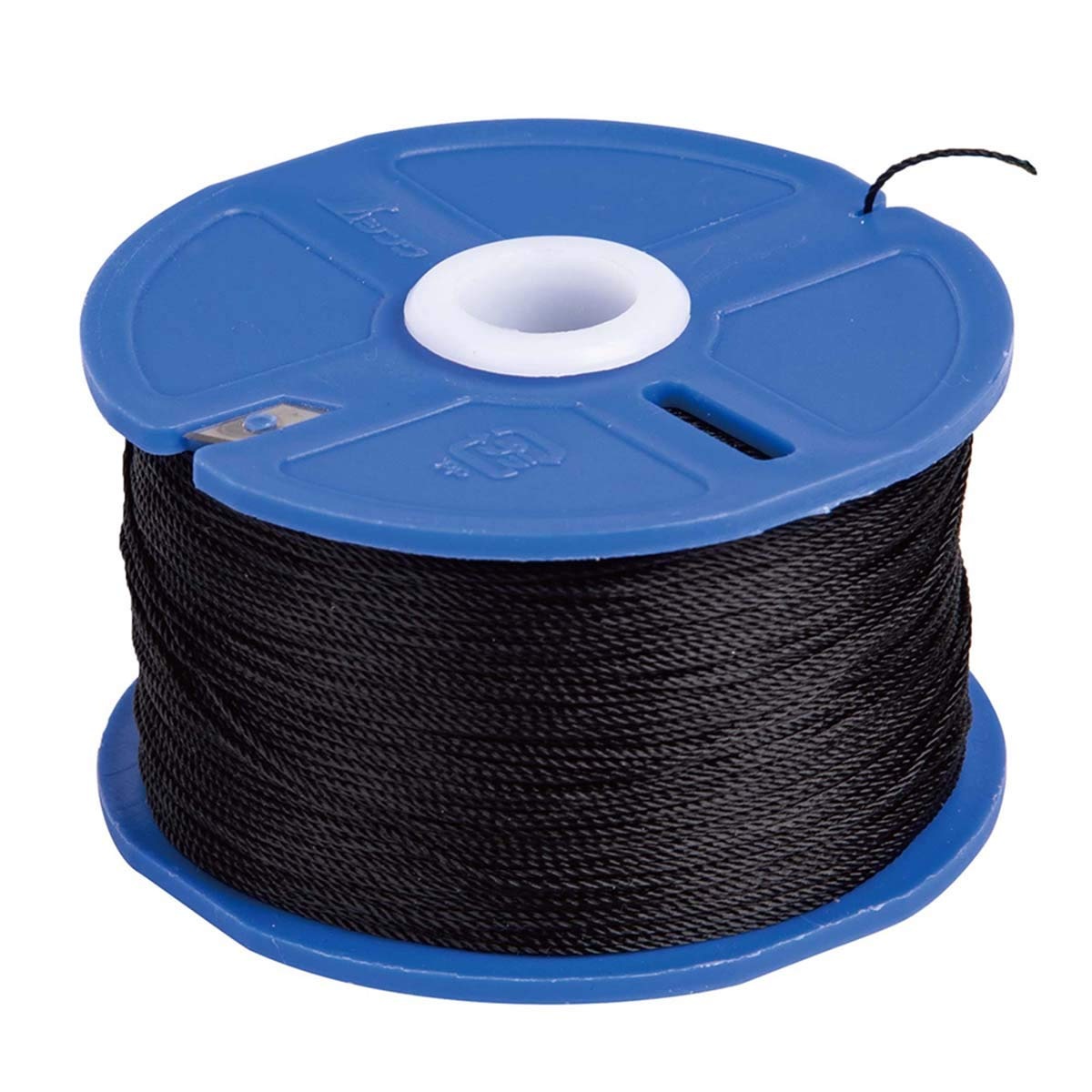 シンワ測定 ポリエステル水糸 リール巻 極太 1.2mm 120M ブラック