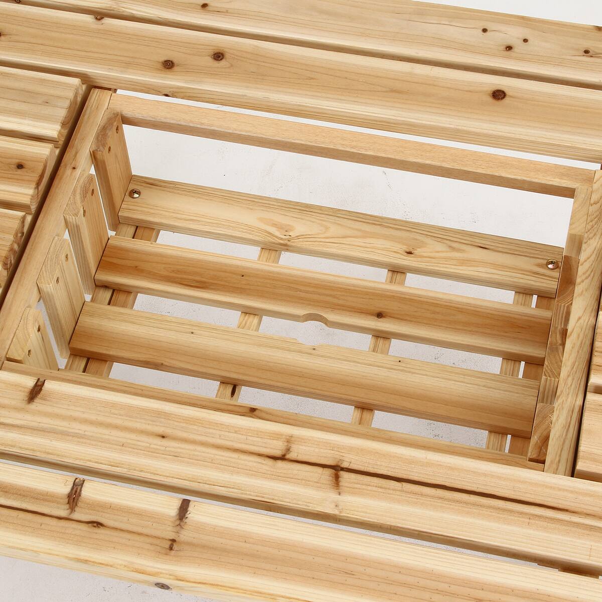 送料無料】不二貿易 BBQテーブル＆ベンチセット コンロスペース付 NA