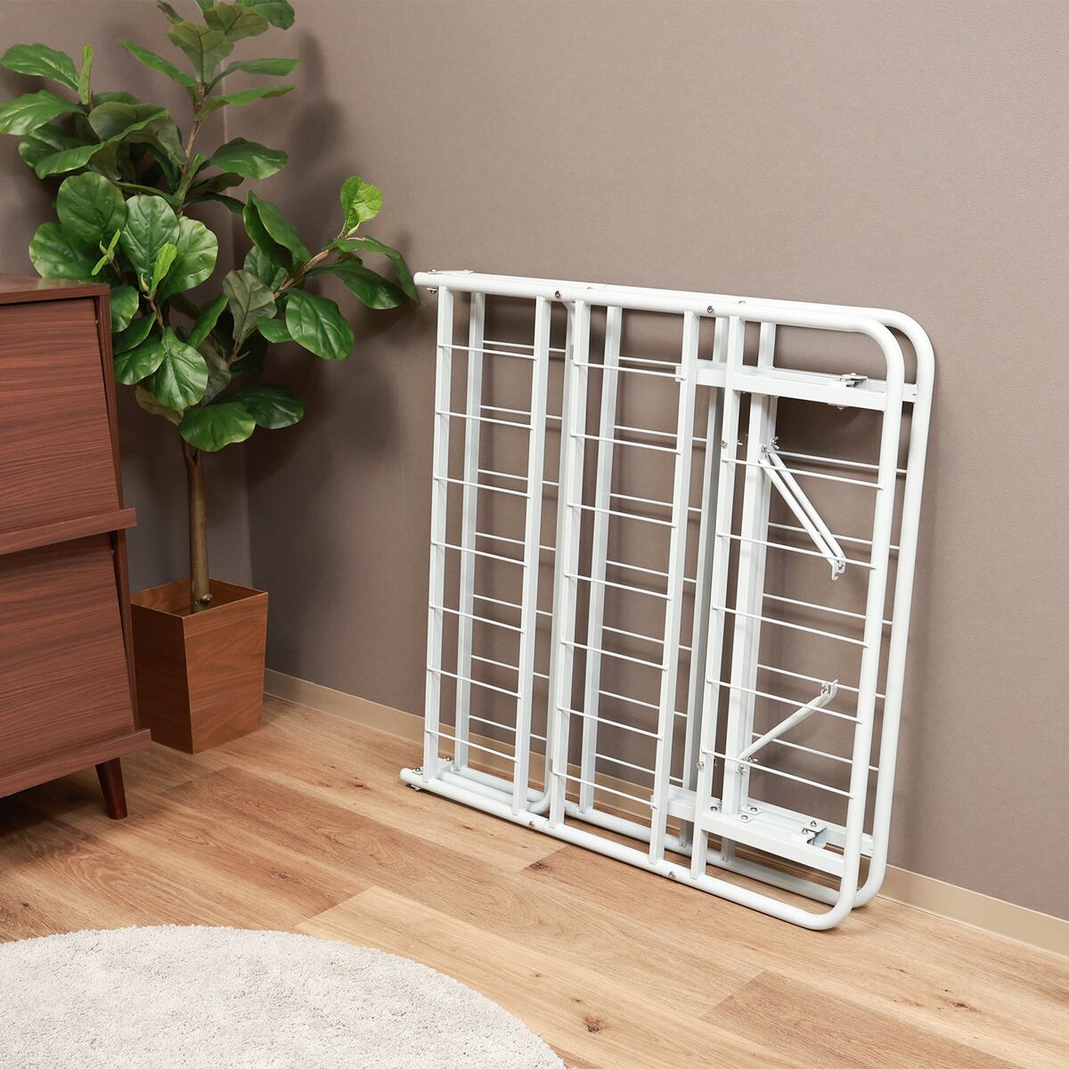 送料無料】不二貿易 工具不要折りたたみパイプベッド easy GY  