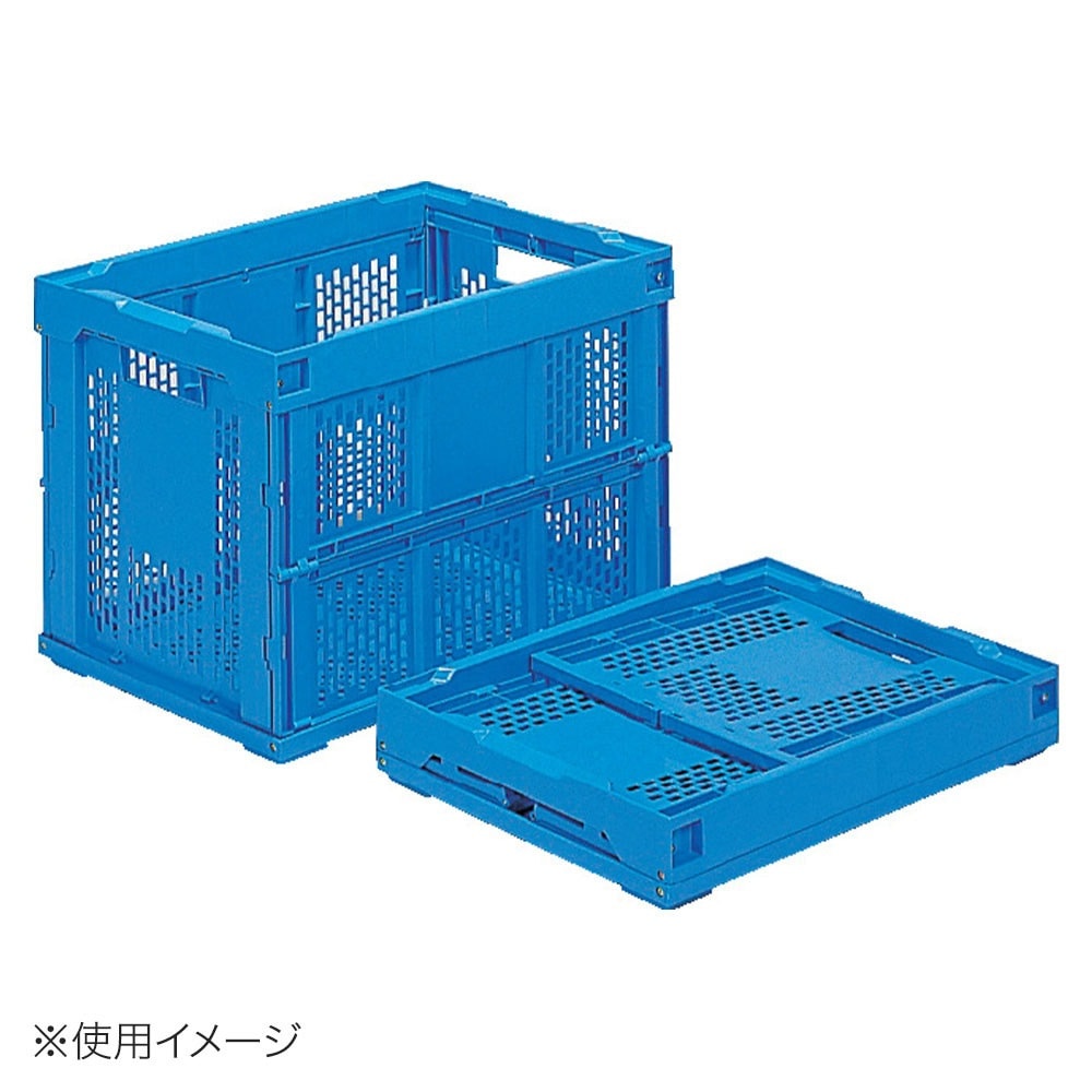 送料無料】【法人限定】サンコー オリコン 60A 底面嵌合突起有 ブルー