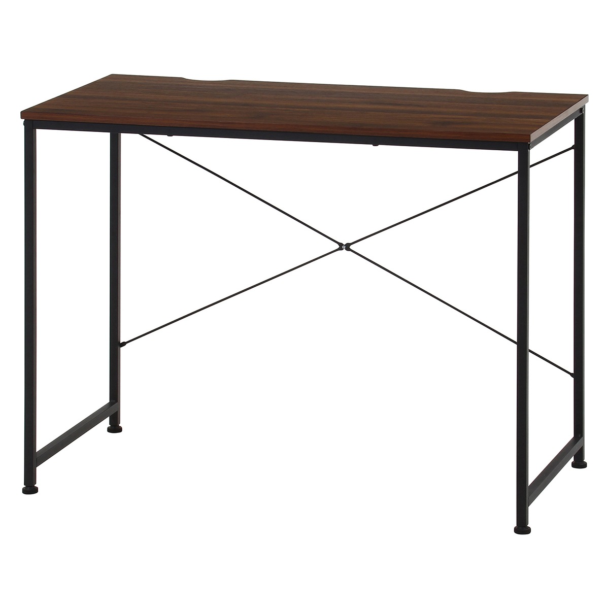 【新品・送料無料】【完成品】フォールディングワークデスク D.BR×BK 送料無料】 フォールディングワークデスク 折りたたみ机 デスク ダーク