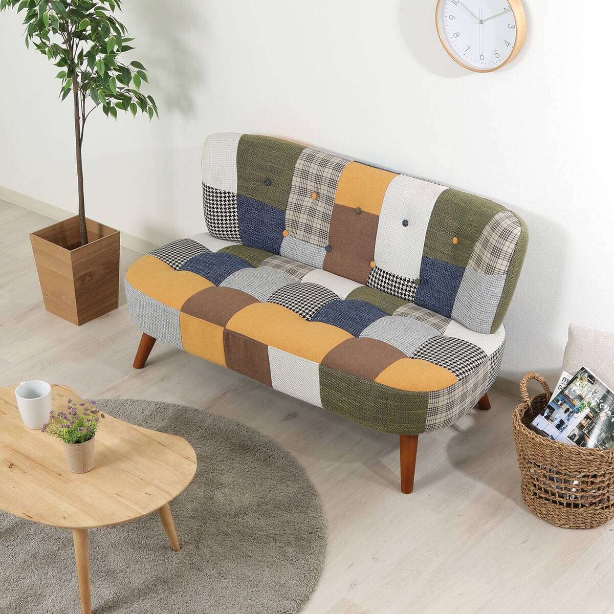 送料無料】欠品11月下旬入荷予定 不二貿易 ソファ2P デイジー