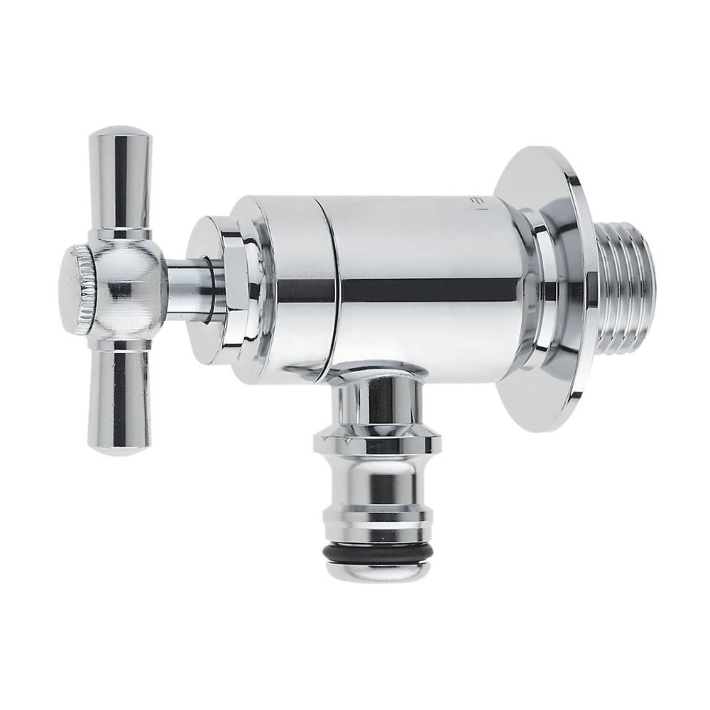 送料無料】サンエイ SANEI ガーデン水栓 一文字ハンドル 固定コマ仕様