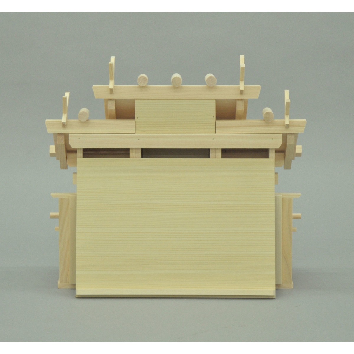 【送料無料】エイ・アイ・エス 国産 お神札が簡単に入る神棚 三社特小謙信 NA 【メーカー直送・代引不可・置配不可】