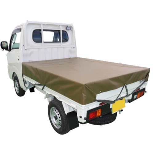 【送料無料】萩原工業 ターピー 軽トラックシート 彩り 1号 ODグリーン 1.9m×2.1m IRO1ODG