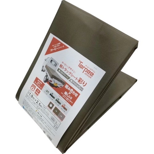 【送料無料】萩原工業 ターピー 軽トラックシート 彩り 1号 ODグリーン 1.9m×2.1m IRO1ODG