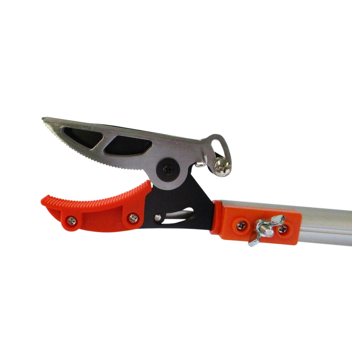 送料無料】CLUB.J 軽量伸縮式高枝切鋏 アンビル刃 1.8-3.0m 鋸刃付 CJ