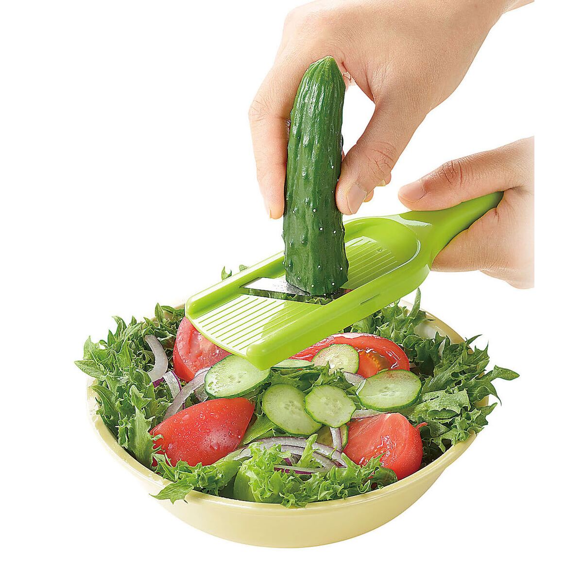 下村工業 フルベジ きゅうり・ネギスライサー FV-610 | キッチン・調理