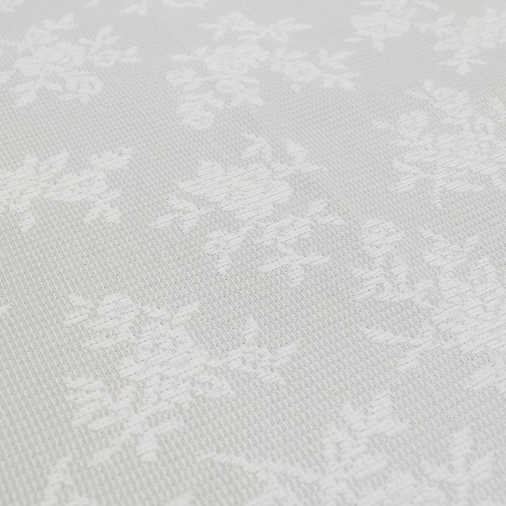 【送料無料】採光性裏地付レースカーテン 巾100×丈108cm ホワイト 2枚入 192111 【メーカー直送・代引不可・置配不可】