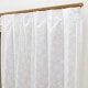 【送料無料】採光性裏地付レースカーテン 巾100×丈108cm ホワイト 2枚入 192111 【メーカー直送・代引不可・置配不可】