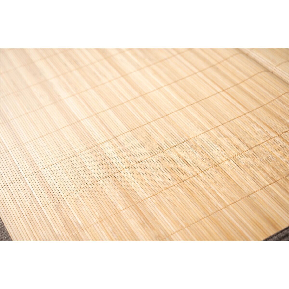 【送料無料】竹マット プレーン 四つ折り 約60×180cm 冷感 ブラウン 【メーカー直送・代引不可・置配不可・配送地域限定】