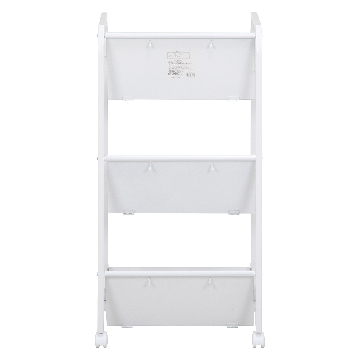 不二貿易 ファイルラック ファイルワゴン 3段 幅55×奥行40 13310