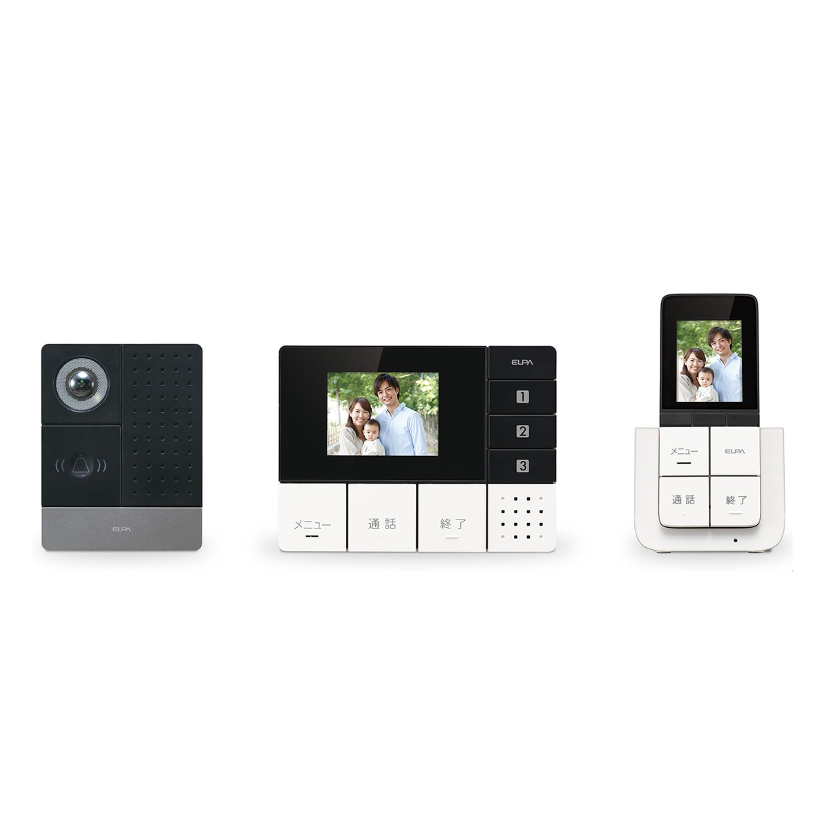 送料無料】エルパ ELPA DECTワイヤレステレビドアホン DHS-TMP2320