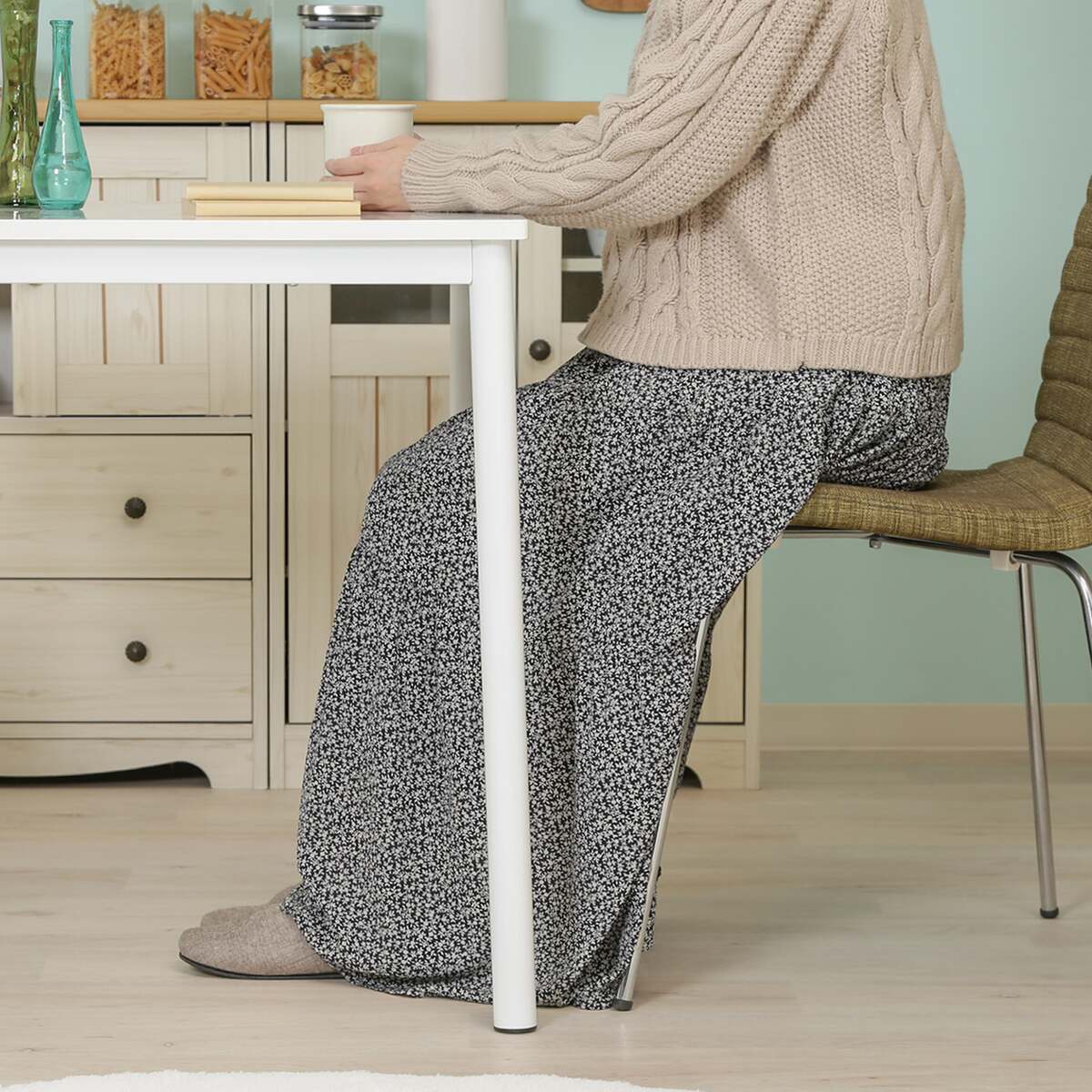 送料無料】不二貿易 ダイニングテーブル シュクル W75 SUCRE