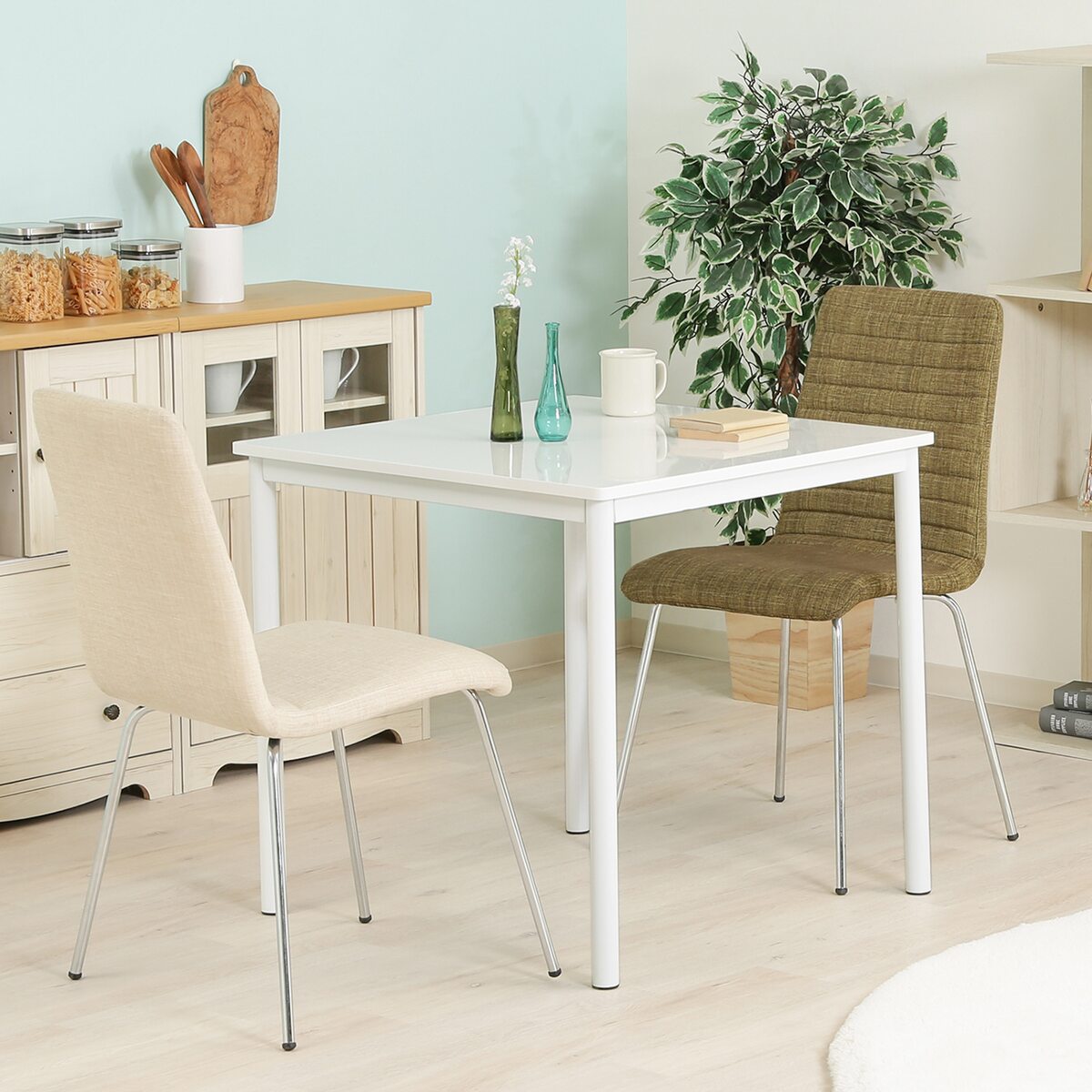 送料無料】不二貿易 ダイニングテーブル シュクル W75 SUCRE