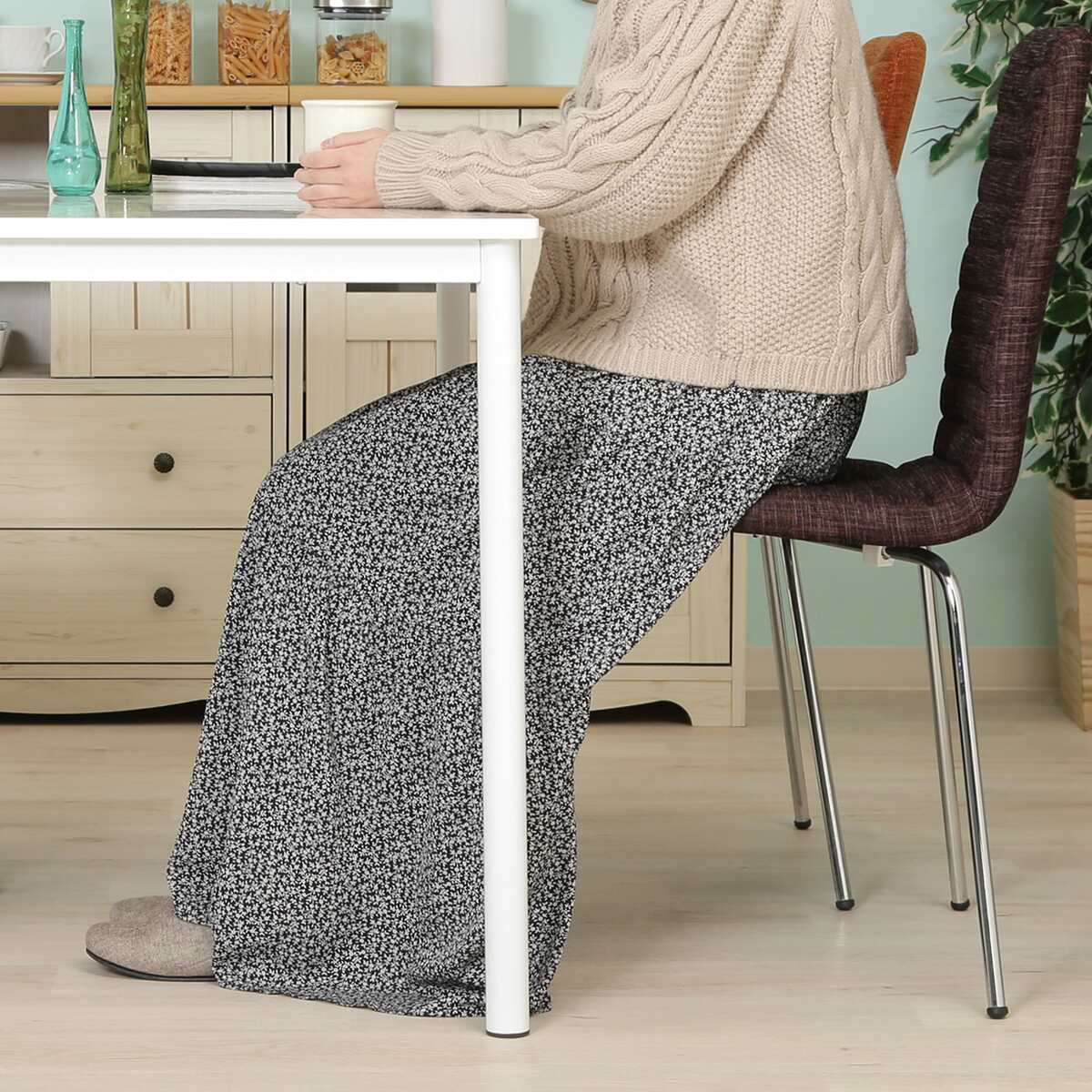 送料無料】不二貿易 ダイニングテーブル シュクル W120 SUCRE  