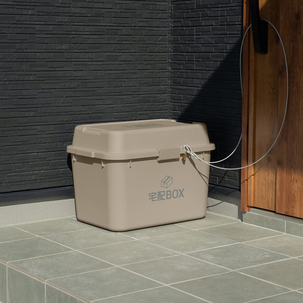 送料無料】JEJアステージ 宅配ボックス 620 グレージュ ×6個 ケース