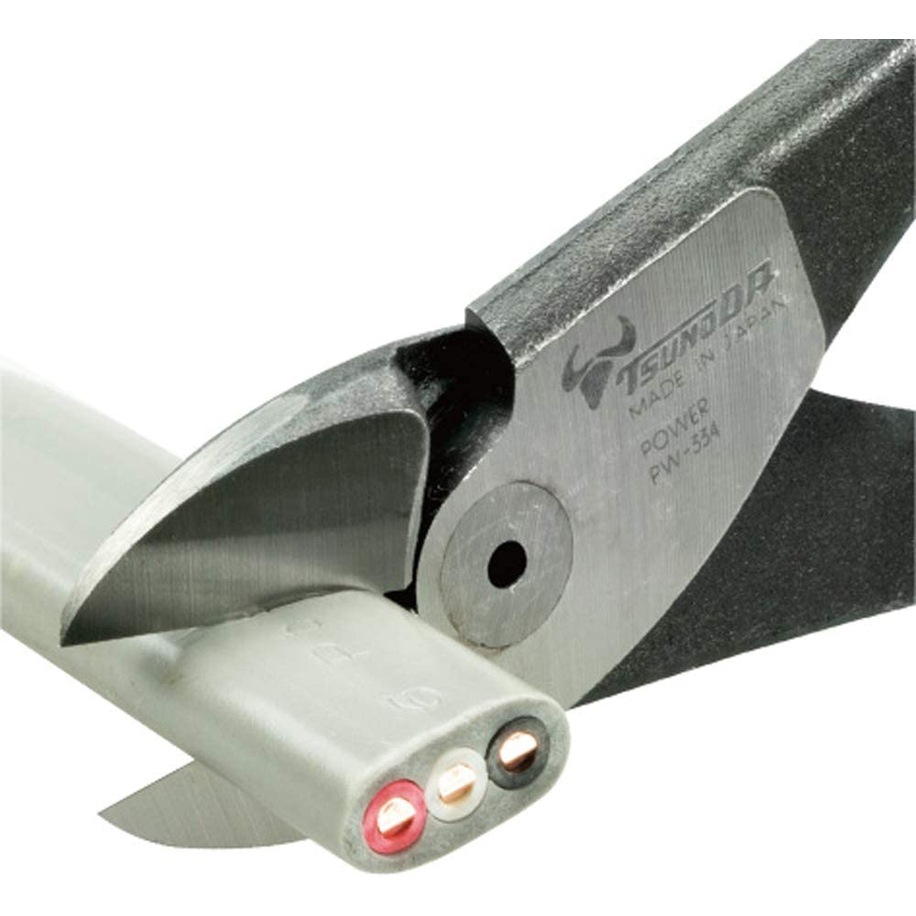ツノダ 電工パワーニッパー 薄刃 200mm PW-334 | 工具,作業工具,ニッパ