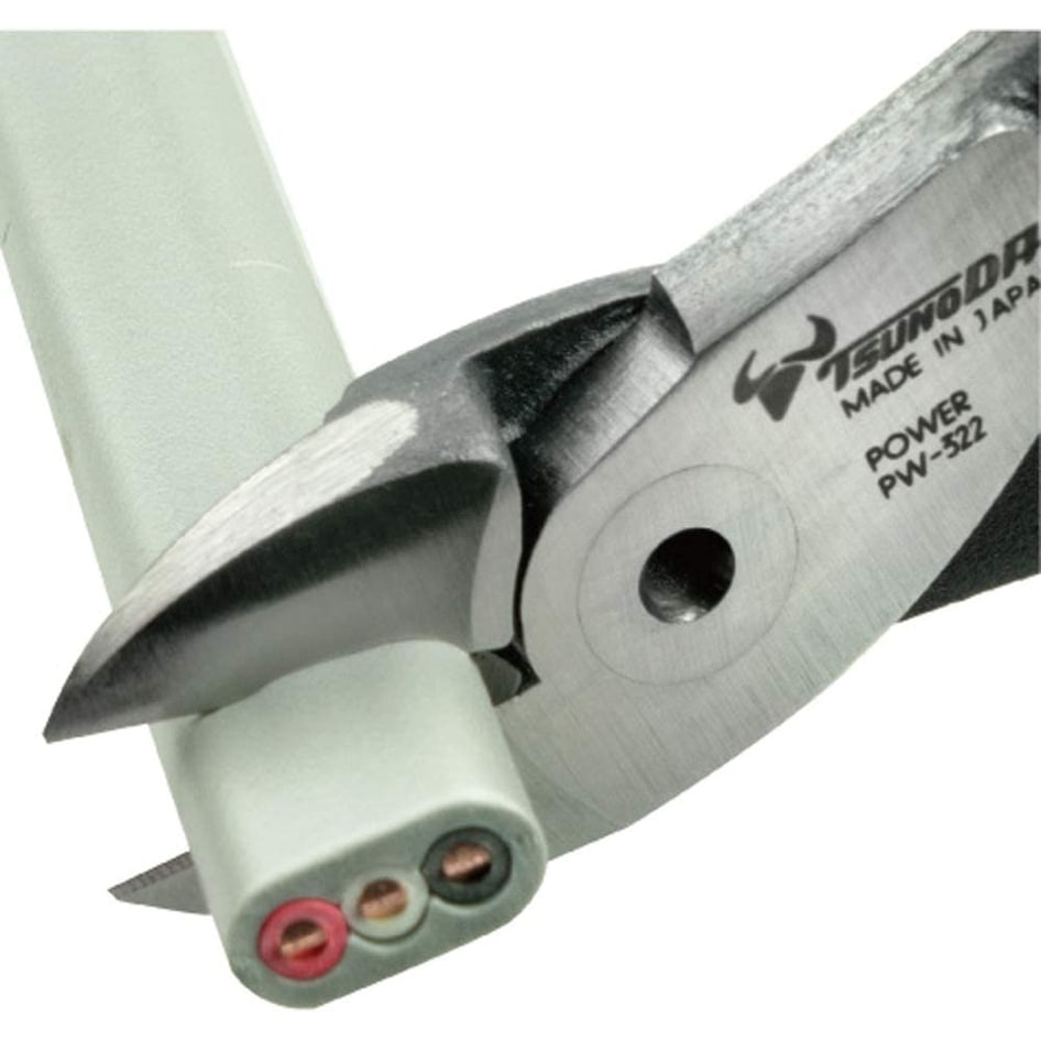 ツノダ 電工パワーニッパー 強力刃 160mm PW-322 | 工具,作業