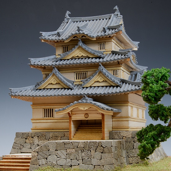 高級モロッコ製タウヤウッド小物入れ | 幾何学模様デザイン 送料無料】ウッディジョー 木製建築模型 1/150 宇和島城 | アート