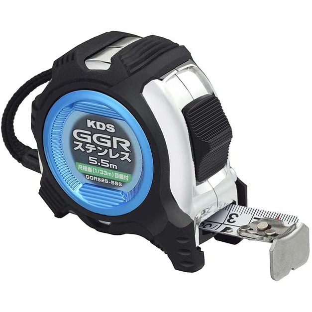 ムラテックKDS コンベックス GGR ステンレス 25mm幅×5.5m まさめ 厚爪