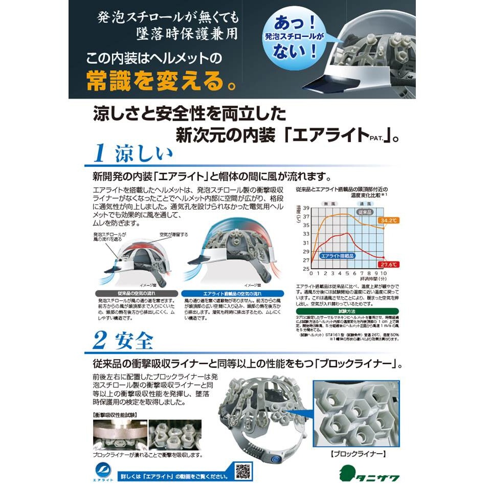 メーカー欠品中 次回5月上旬入荷予定です 谷沢製作所 保護帽 ST#0161