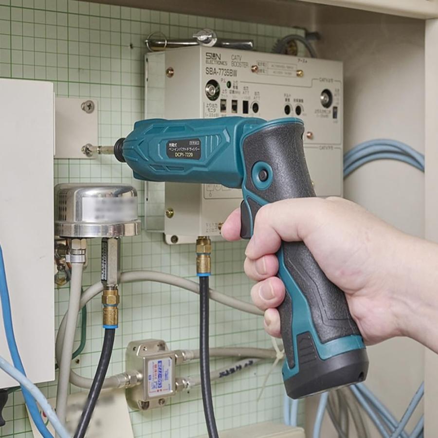 送料無料】新興製作所 充電式ペンインパクトドライバー DCPI-7220